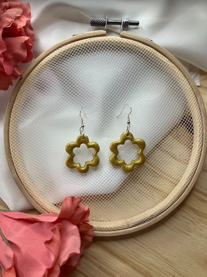 Boucles d'oreilles Grandes fleures